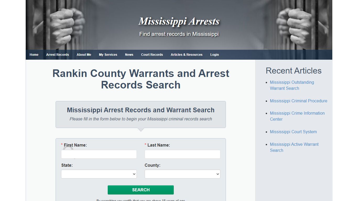 Rankin County Warrants and Arrest Records Search ...